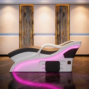 Table de massage moderne pour salon de beauté, lit de lavage facial, table de soin pour cils, manucure, tatouage, avec rangement - Product Image 2