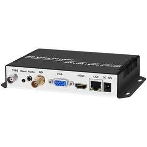 Decoder <span class=keywords><strong>Audio</strong></span> <span class=keywords><strong>Video</strong></span> 4K HD HEVC H.265 H264 IP SRT RTMP RTMPS a SDI HDMI CVBS VGA per Telecamere IP - Product Image 2