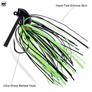 เหยื่อตก<span class=keywords><strong>ปลา</strong></span>แบบ Weedless Buzz Bait ขนาด 14 กรัม 8 สี สำหรับตก<span class=keywords><strong>ปลา</strong></span>แบส หัวจิ๊ก Chatterbait พร้อมกระโปรงซิลิโคน สำหรับ<span class=keywords><strong>ปลา</strong></span>ไพค์ <span class=keywords><strong>ปลา</strong></span>วอลอาย <span class=keywords><strong>ปลา</strong></span>หัวงู - Product Image 2
