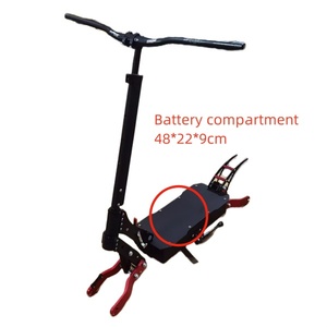 Vente en gros de pièces de trottinette électrique pour adultes Geofought E5A M11 T5A, cadre en alliage d'aluminium, tailles ouvertes 10 pouces, 11 pouces, 135 mm, 150 mm - Product Image 6