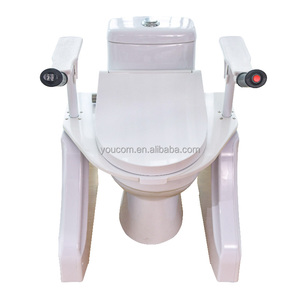 ที่นั่งชักโครกยกสูง UC-TL-18-A6สำหรับคนพิการและผู้สูงอายุพร้อมที่พักแขนสบาย-อุปกรณ์บำบัดฟื้นฟูสมรรถภาพ - Product Image 3