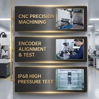 Moteur à engrenages planétaires étanche IP68 WY45 24V 240W avec encodeur 14Nm couple élevé pour robot sous-marin ROV automatisé