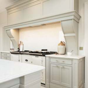 Ensembles d'armoires de cuisine de style shaker en bois massif avec carcasse en MDF, plan de travail en stratifié et résine, y compris un robinet en accessoire - Product Image 4