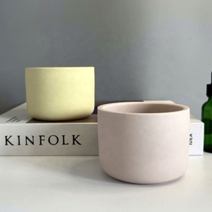 2026 Custom Modern Christmas Wedding Decorative Small Ceramic 10oz Empty Candle Jars for Candle Making - Product Image 5