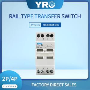 Interruptor de transferencia manual YRO 4P 63A ATS de doble potencia para monofásico Serie YRMTS SF219G - Product Image 5