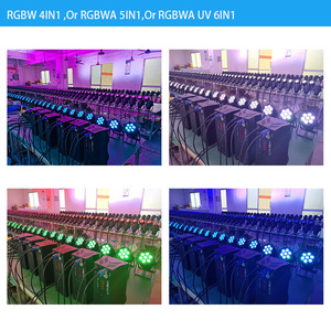 Trọng Lượng Nhẹ <span class=keywords><strong>Mini</strong></span> 4in1 Trang Trí Sân Khấu <span class=keywords><strong>LED</strong></span> Par Lights 7X10W Rgbw Đèn Sân Khấu Dmx512 Chế Độ Điều Khiển Cho Các Trường Học Khách Sạn Trong Nhà Các Sự Kiện - Product Image 4