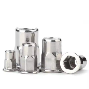 Nửa lục giác mù đinh tán hạt thép không gỉ Đầu Phẳng - Product Image 1