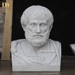 Buste de tête en pierre Ideal Arts Statue de Zeus Sculpture du dieu romain antique pour jardin <span class=keywords><strong>et</strong></span> décoration d'art classique - Product Image 6