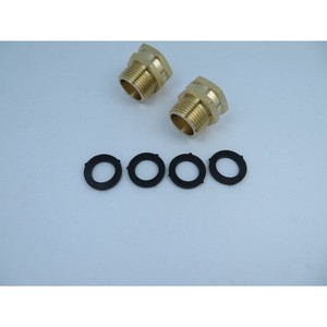 Brass Hose Adapter 3/4 Ght To 3/4 Npt Threaded Connector For Garden Water Use Durable Copper Fitting - Product Image 3