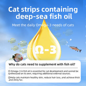 Fábrica al por mayor de alta calidad fórmula de <span class=keywords><strong>pollo</strong></span> natural mascota gato tiras Snack comida húmeda gato tiras <span class=keywords><strong>para</strong></span> gato - Product Image 3