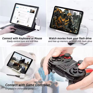 Chaud <span class=keywords><strong>pas</strong></span> <span class=keywords><strong>cher</strong></span> 3-en-1 Type C/vers lecteur de carte SD/TF OTG adaptateur de Port USB caméra téléphone adaptateur carte mémoire transfert de données pour Android - Product Image 2