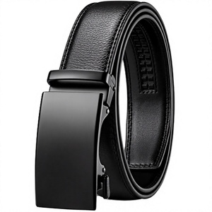 Cinturón de Cuero Vacuno Genuino de Primera Calidad con Hebilla Automática – Cinturón de Lujo de 3.5CM para Hombre, Casual y de Negocios - Product Image 2