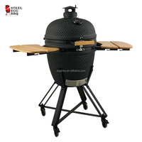 Parrilla Kamado SEB Directo de Fábrica, Parrilla de Carbón Cerámica de 21 Pulgadas, Ahumador Kamado, Parrillas para Barbacoa para Restaurantes al Aire Libre