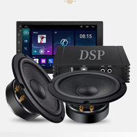 Subwoofer Mobil 6.5 Inch 6 Ohm 50/80W dengan Kap Serat Karbon, Speaker Audio Mobil Dual Low Frequency