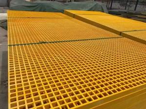 Rejilla de drenaje de fibra de vidrio FRP a medida para lavado de coches, rejilla de drenaje FRP, panel de suelo para pasillos - Product Image 4