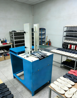 Machine de fixation de sangles de tongs pneumatique à moteur EVA FS-401 pour la fabrication de tongs 220V/110V