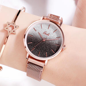 Nuevo reloj de cuarzo ligero de alta gama con color degradado para mujer - Product Image 2