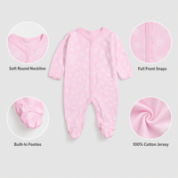 Pijama de bebé con estampado de camión de construcción, pelele de algodón de manga larga para recién nacido, con broches frontales, 0-12 meses
