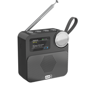 Radio Digital Portátil XJYG P2 DAB/DAB+ con Pantalla LCD, Reloj Despertador, Reproductor MP3 y Antena, 2000mAh - Product Image 2