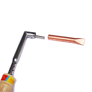 Punta de <span class=keywords><strong>soldador</strong></span> de acero inoxidable con cable de 90° para soldadura de metal, modelo 907, material de punta de <span class=keywords><strong>soldador</strong></span> de 5 minutos - Product Image 1