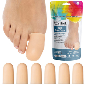 Puntale e protezione in Gel-cuscini e protegge per fornire sollievo da unghie dei piedi mancanti o incarnite, calli, vesciche, dita dei martelli - Product Image 1