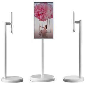 <span class=keywords><strong>TV</strong></span> inteligente portátil con pantalla táctil Android blanca de 23,8 pulgadas, <span class=keywords><strong>TV</strong></span> móvil con pantalla Vertical para animación de uso en centros comerciales - Product Image 1