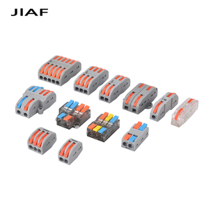 JIAFクイックワイヤコンダクターコネクタ2/3ピンスプライシングプッシュインターミナルブロック1で複数アウト固定穴付き - Product Image 4
