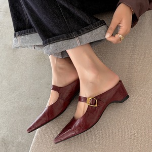 Women's Summer Outdoor Sandals Sheepskin Lined <b>Toe</b> <b>Caps</b> 5.5 cm Heel Lift 2026 New Style Luxury Designer Sandals - Product Image 2