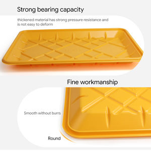 Conteneur alimentaire jetable en plastique PP de haute qualité, grand plateau pour aliments congelés avec logo/design graphique personnalisable - Product Image 3