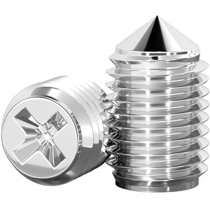 Tianzhuo Hardware 304 Stainless Steel Phillips Head Set <b>Screw</b> M2 M2.5 <b>M3</b> M4 Tapered Headless <b>Screw</b> For Rail Transit Equipment - Product Image 1