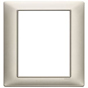 Vimar Matt Nickel Wall <b>Switch</b> Plate 18.5 Cm Length 2.2 Cm Height - Product Image 1