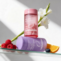 Flacon vide en verre à visser, résistant aux enfants, pour compléments alimentaires, avec bouchon en plastique, support pour capsule en verre, couleur personnalisée, emballage personnalisé