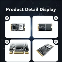 قرص صلب داخلي من نوع SATA III M.2 SSD بسعة 1 تيرابايت بتقنية 3D NAND 2242 من Gudga