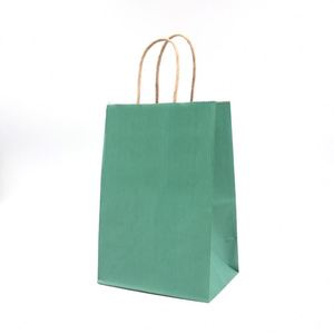 OEM ODM Factory Price Cheap Custom Logo Printed Food Packaging Takeway Shopping Kraft Paper Bag - Product Image 6