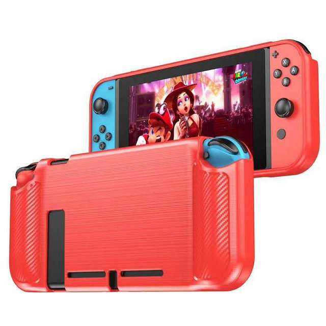 For N Switch OLED Protective Case Shock Proof TPU Case Hard Shell for N Switch Cover