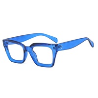 Montures de lunettes optiques rétro carrées anti-lumière bleue 1750 pour hommes et femmes, lunettes de vue transparentes pour ordinateur, mode 2022