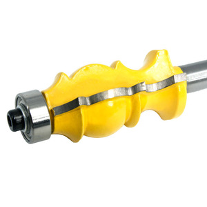 Milling Cutter 3-Piece Set 8mm Shank 80mm Cutting Length Carbide For Woodworking <b>Engraving</b> Machine - Product Image 2