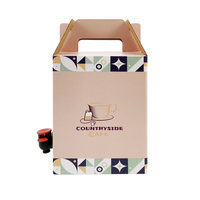 Distributeur de boissons pour café, vin, jus, recharge BIB (Bag-in-Box), pochette à emporter 1L-5L, impression en héliogravure