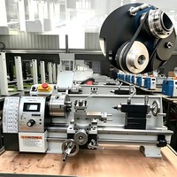 Tour à métaux de table WM210V400, portée de tournage 210 mm, entre centres 400 mm, 50-2500 tr/min, 900 W, alésage de broche 38 mm, mandrin 125 mm