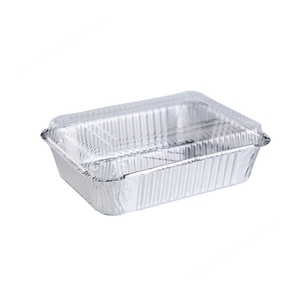 ภาชนะอลูมิเนียมฟอยล์เกรดอาหาร RE3G พร้อมฝาปิดถาดใส่อาหารได้ตามต้องการ - Product Image 4