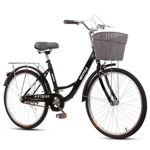 Vélo de ville rétro pour <span class=keywords><strong>femme</strong></span> avec panier, cadre en acier <span class=keywords><strong>24</strong></span> <span class=keywords><strong>ou</strong></span> <span class=keywords><strong>26</strong></span> <span class=keywords><strong>pouces</strong></span>, vente en gros OEM/ODM - Product Image 6