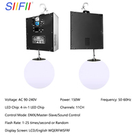 Sistema de Iluminación Cinética Inteligente, Bola LED Elevadora con Control DMX, Luz Esférica para Producción de Eventos