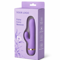 Boîte en papier personnalisée à faible coût avec fenêtre pour l'emballage de produits vibrants pour adultes, avec trous de suspension intégrés et impression couleur