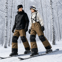 Pantalons de ski imperméables et respirants pour hommes, pantalons de snowboard pour adultes