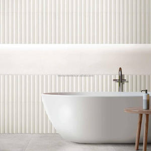 Briques de béton 3D robustes pour revêtement mural intérieur/extérieur de bureaux, salles et couloirs, ignifuges, écologiques, en bambou, 150*300*8mm - Product Image 2