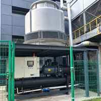 Refroidisseur à vis de 100 kW à 500 kW avec contrôle PLC pour machine de moulage par injection