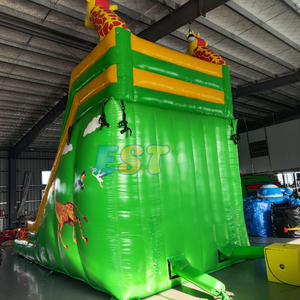 Sân chơi đồ chơi thương mại <span class=keywords><strong>Inflatable</strong></span> Bouncer không khí nhảy nảy lâu đài con hươu cao cổ trượt bơm hơi - Product Image 6