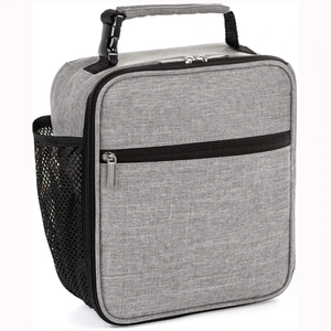 <b>Insulated</b> Portable Reusable Thermal <b>Lunch</b> <b>Box</b> Cooler Tote <b>Lunch</b> Bag for School Office Keep Food Fresh Warm or Cold - Product Image 1