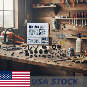 Kit Completo 92-in-1 per Motoseghe: Include Viti, Bulloni, Dadi, Clip, Sfiato Serbatoio, Tendicatena, Carburatore Completo in Gomma - Product Image 3