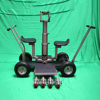 Chariot manuel en aluminium GFM GF-quad avec 8 roues de chenille
